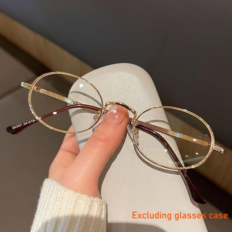 Ultra lehké eliptické obruby Brýle na krátkozrakost Dámské Retro trend Malé oválné brýle na krátkozrakost Ochrana proti UV 0 až -4.0