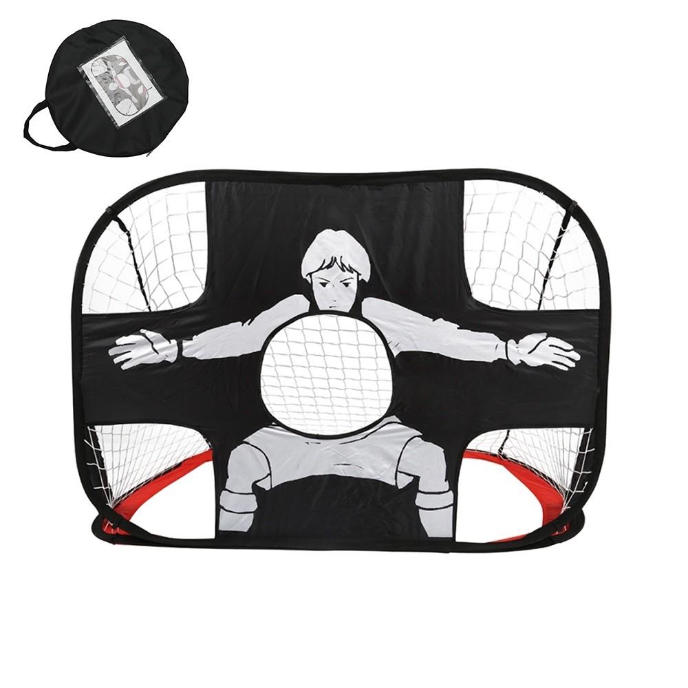 Kids Children Football Target Net Multifunctional Football Door Foldable Portable Nylon Soccer Goal Net