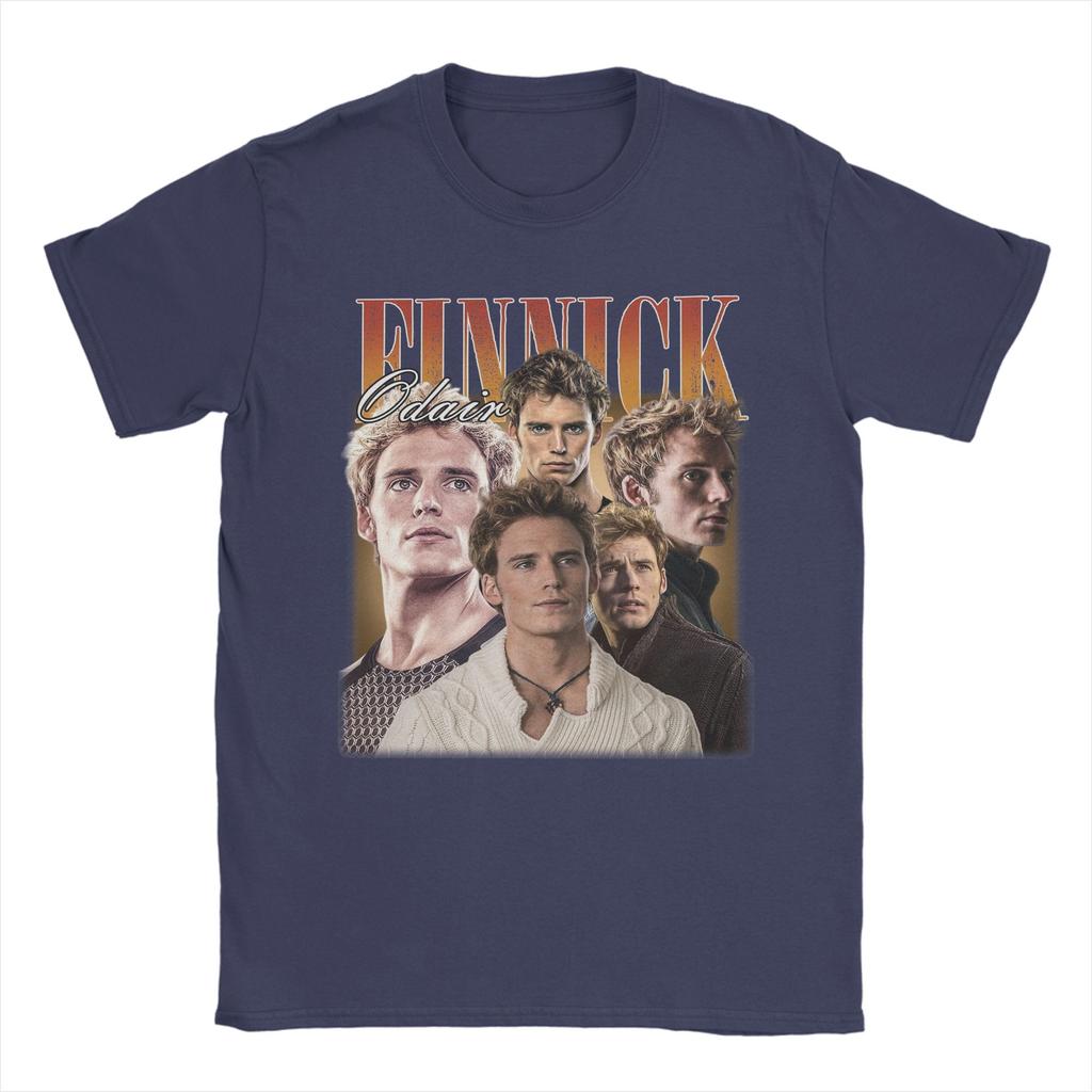The Hunger Games Finnick Odair T Shirts Men 100 Cotton Amazing TShirts Round Collar Tee Shirt Short Sleeve Tops New Arrival