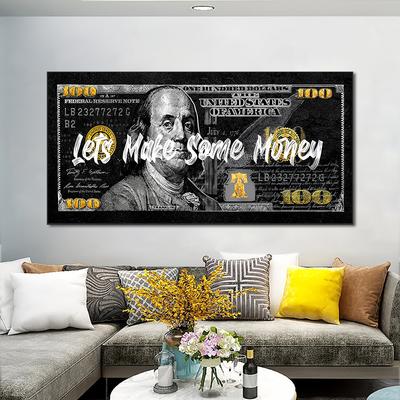 Abstract Money Dollar Canvas Painting Modern Poster Wall Art Picture for Living Room Cuadros Home Decor HD Prints Unframed
