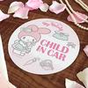 My Melody Magnetic Sticker Standard Design [CHILD IN CAR] CHILD