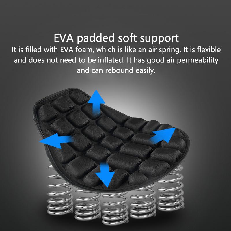 Pernă de scaun universală pentru motocicletă anti-alunecare pentru motocicletă electrică, respirabilă, confort, pernă de protecție solară, accesorii pentru motociclete