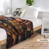 Scorpion Mortal Kombat Throw Blanket Soft Big Blanket fluffy blanket Sofas Polar blanket