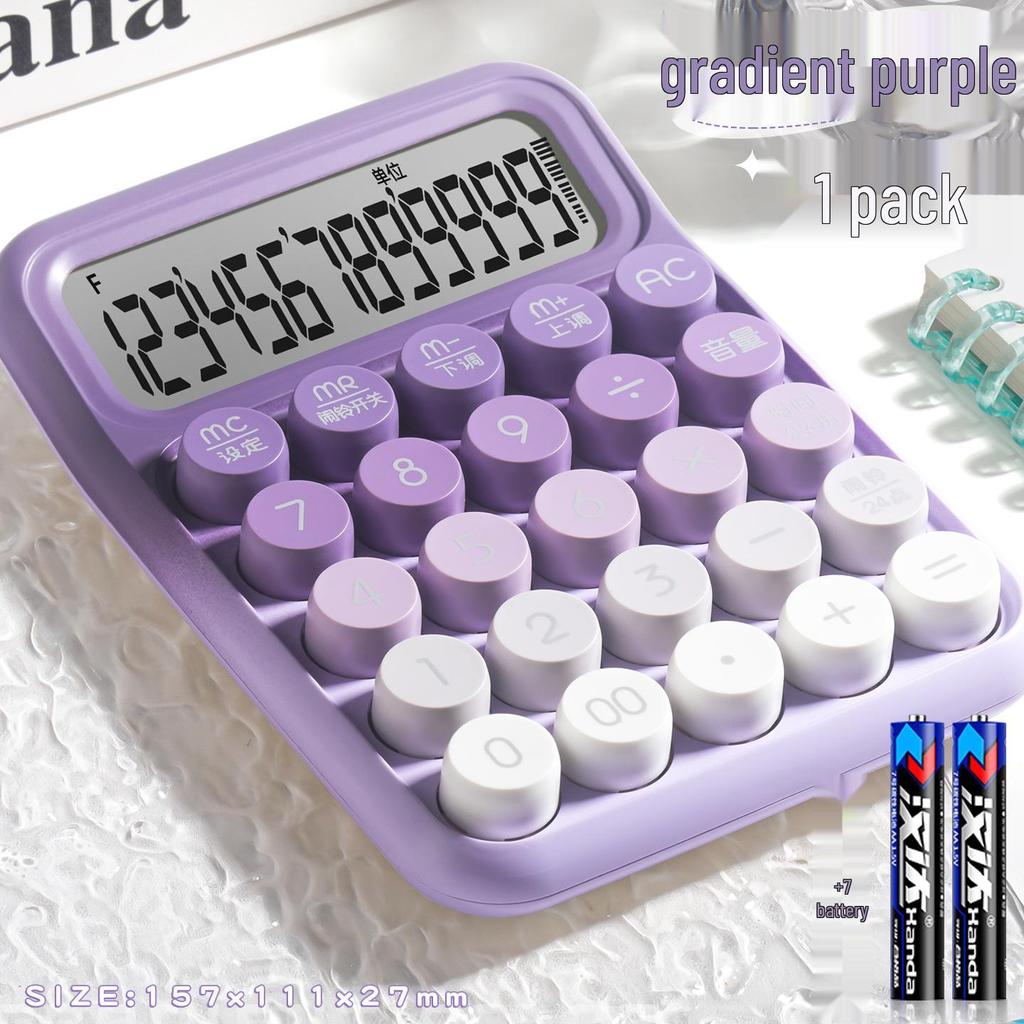 12-Digit Large Screen Gradient Calculator for Students & Office Use