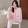 Pajamas Women's Spring and Autumn Pure Cotton Long-sleeved Casual Women's Autumn New Cotton Thin Loungewear