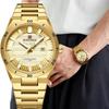 Stainless Steel Men's Wristwatch Waterproof Simple Fashion with Night Glow Pointer Calendar Display Male Watches