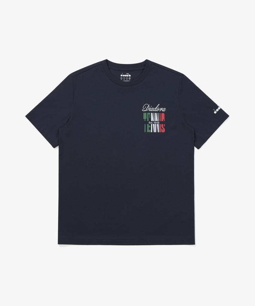 Diadora Biteball Tennis Short Sleeve T-Shirt Navy