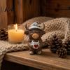 Blumen Harz Kuh Figuren Highland Figur, Kaffeestatue für Bauernhaus Heimdekor, Künstlerische Dekorative Tier Skulpturen Landhausstil Tischplatte