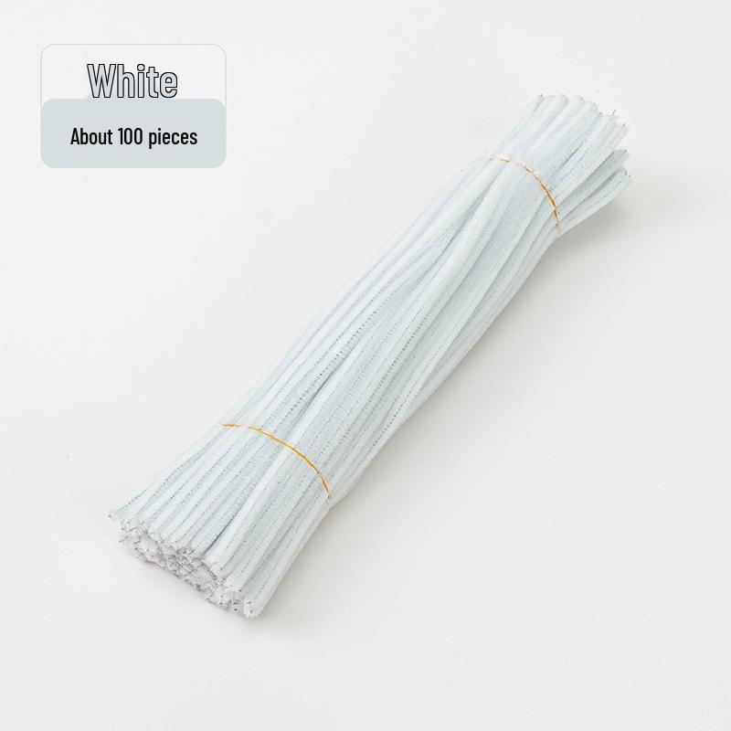 Chenille Stems [Zinc Art] Macaron Wool Strips for DIY Children's Toy and Bouquet Crafts.