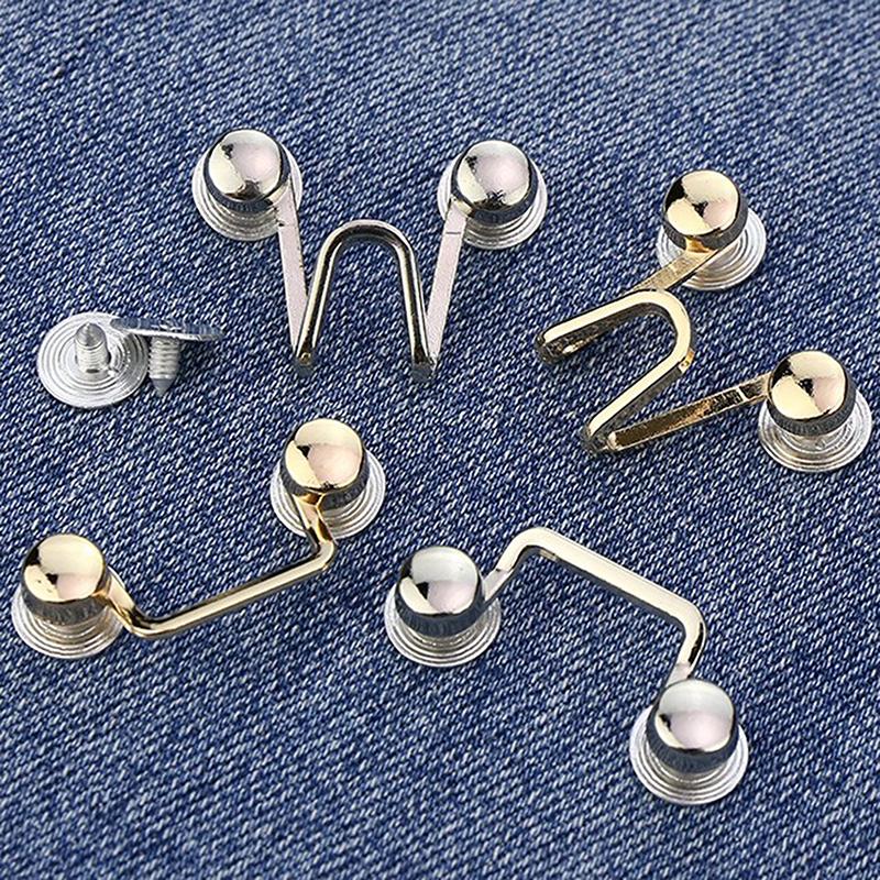 Women'S Brooch Set Tighten Waist Brooches For Women Skirt Pants Jeans Adjustable Waist Clip Metal Pins Clothing Accessories