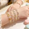Butterfly Crystal Beaded Bracelet for Women - High-End Fashionable Jewelry, Fresh and Sweet Design