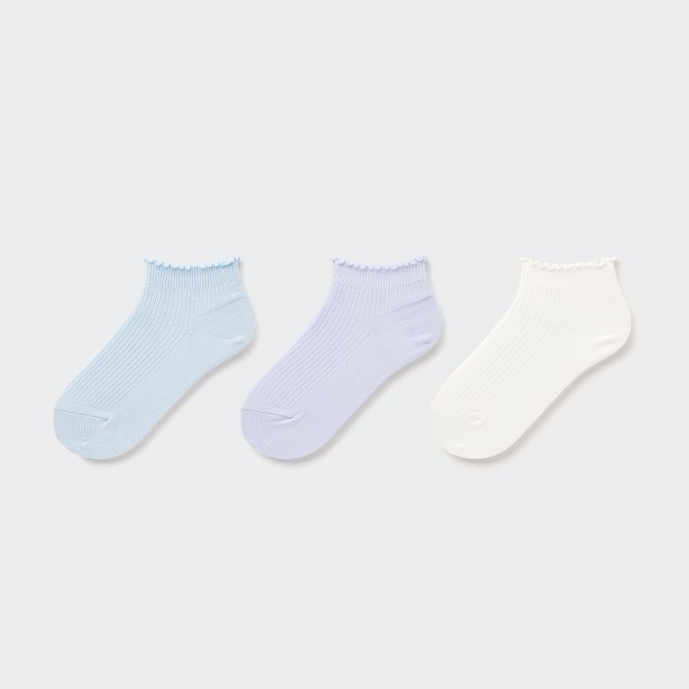 

UNIQLO GIRLS Короткие носки 3P Lip Mellow