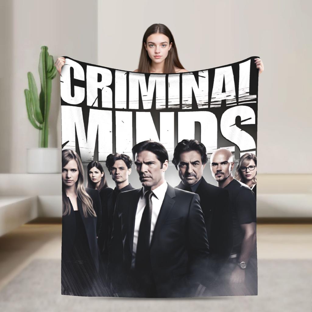New Arrival Criminal Minds Spencer Reid Flannel Blanket Warm Throw Blanket for Couch Chair Camping Bedspread Sofa Bed Cover