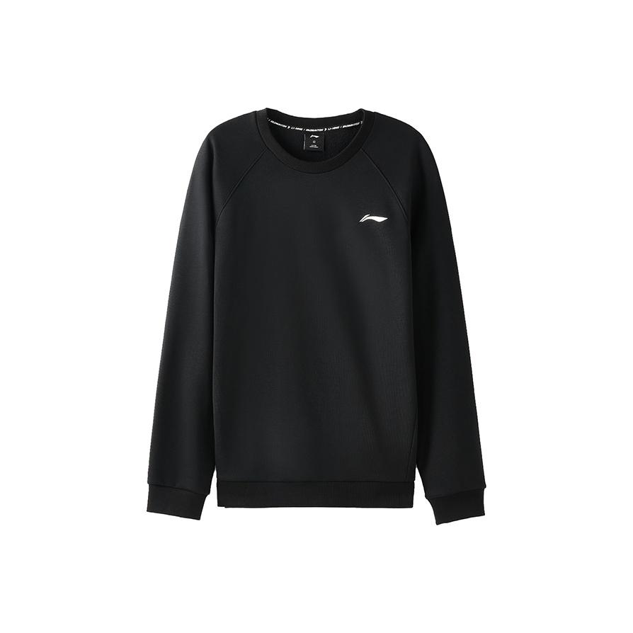 Li-Ning Trendy Round Neck Pullover Sports Lifestyle Comfortable Versatile Simple Fashion Energetic Sweatshirt Unisex Sweatshirt AWDVH05-1