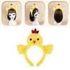 Whimsical Chick Themed Hair Band Lightweight Breathable Roleplay Headdress For School Event And Photos