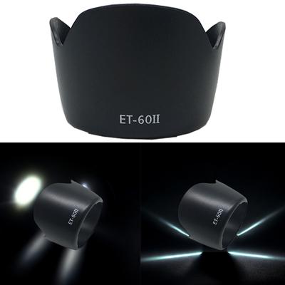 55mm ET-60II Flower Lens Hood Lens Cap Cover for 1200D Camera 55-250mm F/4-5.6 IS Lens Camera Lens Adapter