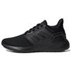 EQ19 Fabric Abrasion Resistant Breathable Low Top Running Shoes Unisex Black H02046