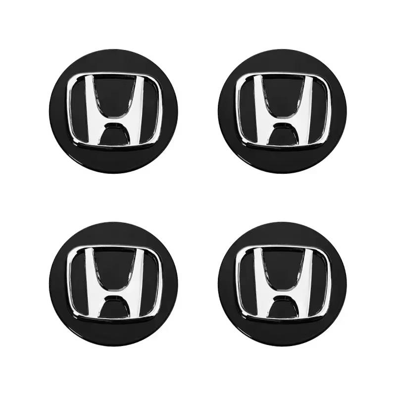 dnbn1 4pcs 58MM/69MM Car Wheel Center Hub Caps Auto Decoration Accessories For Honda Civic Fit Jazz Accord CRV City Odyssey HRV
