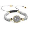 Rosary Beads Bracelet Catholic Vintage Saint Benedict Medal Religious For Men