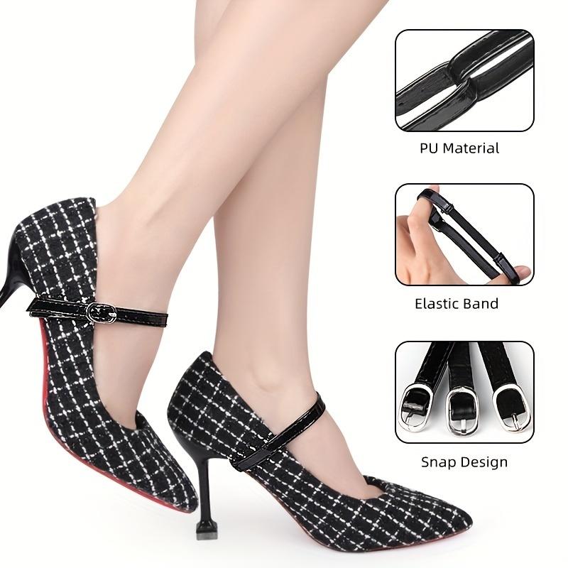 1Pairs Shoe Straps for Heels Adjustable Anti-Loose High Heel Bands Daily Use Fixing Strap Replacement Accessory