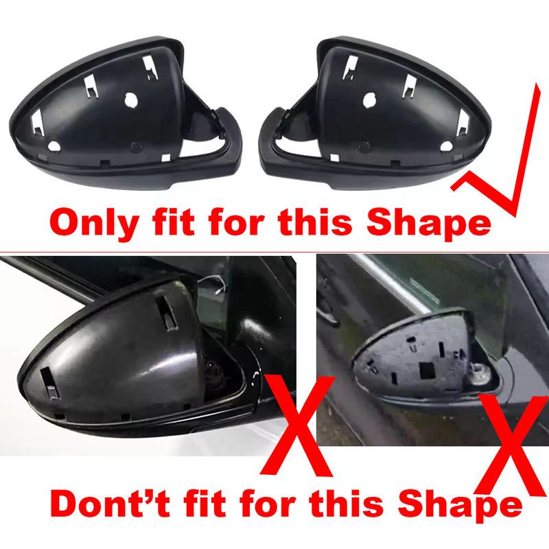 For Chevrolet Cruze 2009-2015 Car Replacement Rearview Side Mirror Cover Wing Cap Exterior Door Rear View Case Trim Housing ABS