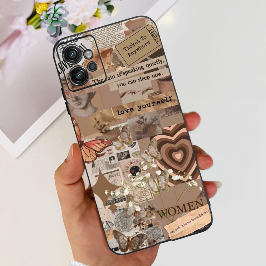 

Для Motorola Moto G32 Чохол для Moto G32 Жіночий Модний ТПУ Матовий М який Силікон Задня Кришка Телефону MotoG32 G 32 Чохол Fundas Capas Moto G32