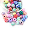 50-100pcs 6 8 10 mm 10mm Mixed Colors Flower Clay Spacer Beads Polymer Clay Beads For Jewelry Making DIY Beading Accessories 