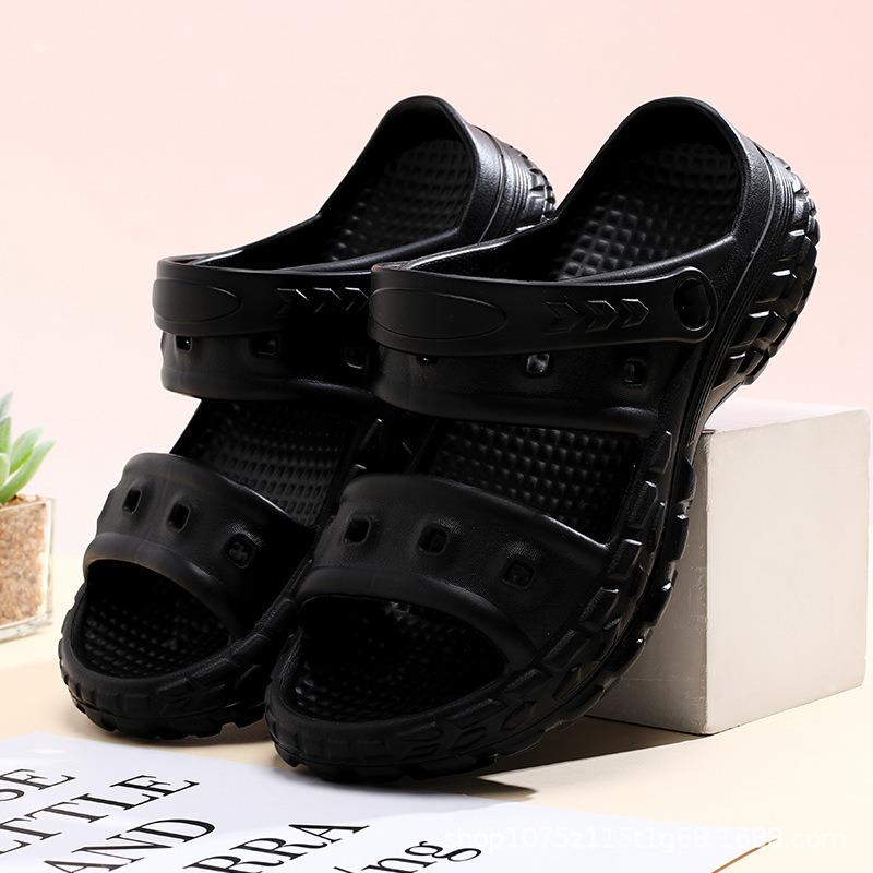 Ladies Summer Casual Wear Thick-soled Cool Slippers Fashionable Soft-soled Beach Versatile One-word Drag