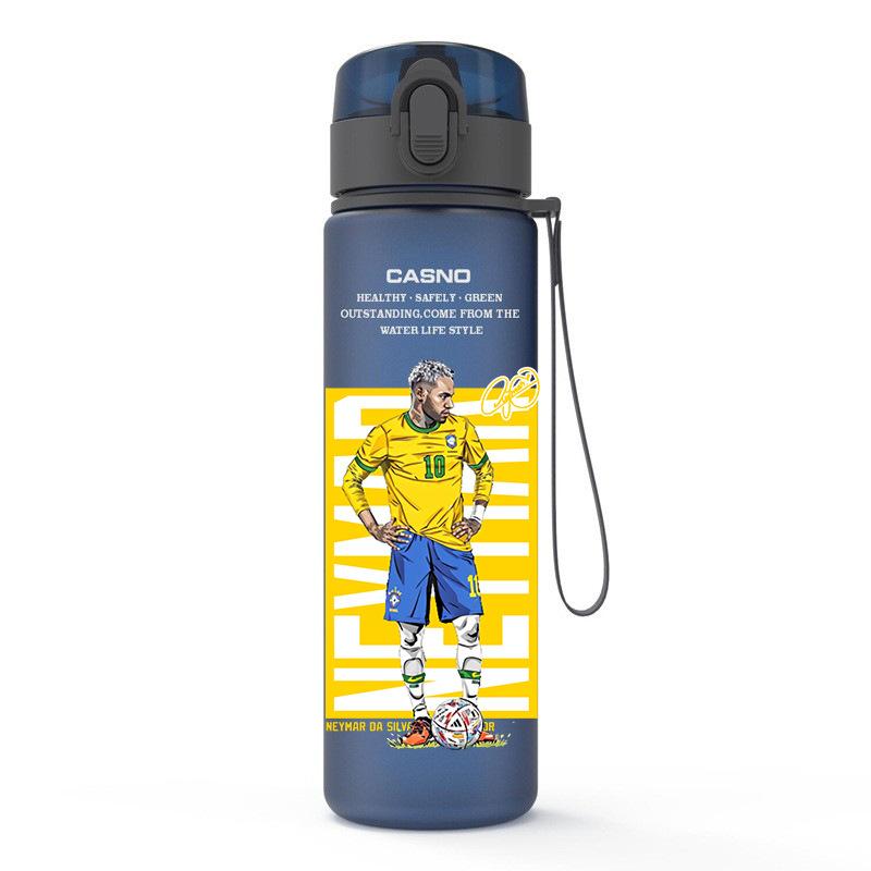 Voetbalbeker Eenvoudig en Draagbaar Waterbeker Mannen Zomer Wereldbeker Fan Benodigdheden