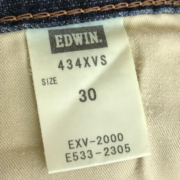 Made in Japan EDWIN 434XVS Exclusive Vintage Western Straight Denim Pants Men W30 L78 cBH617-a(USED)