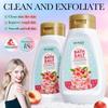 Peach Exfoliating Bath Salts 430g Macaron Cake Body Bath Salts Skin Care Products