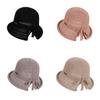 Summer Breathable Knit Bucket Hat With Sun Protection For Women