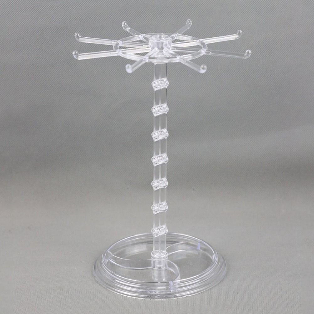 

Стенд для ожерелья Брелок Вешалка для ювелирных изделий Стенд для ювелирных изделий Модные аксессуары Дисплей для ювелирных изделий Tall Single Layer прозрачный