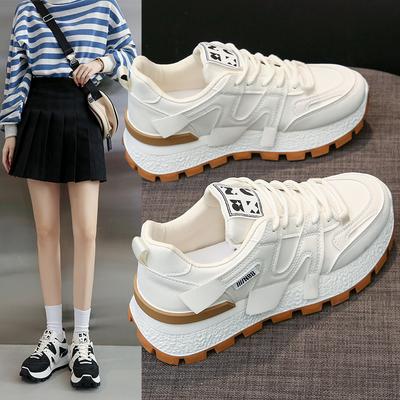 Buty tatusia buty Forresta Gumpa damskie płaskie nowe 2025 wiosna i jesień nowa wersja koreańska wszechstronne studenckie buty do biegania moda