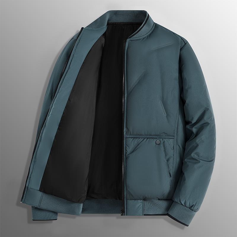 Men S Casual Loose Baseball Collar Thick Winter Cotton Padded Jacket