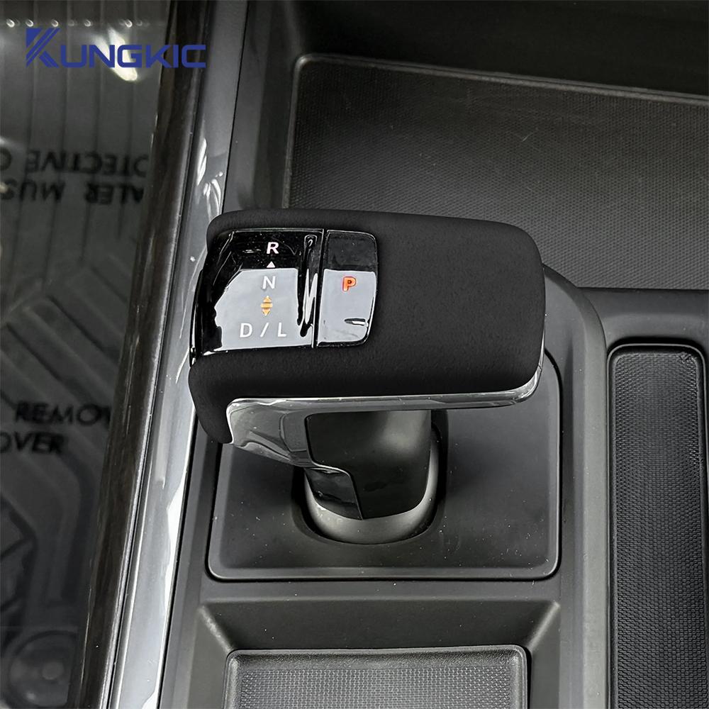 Super Suede Car Gear Shift Knob Cover For Chevrolet Silverado/ GMC Sierra 1500 2022 2023 2024 2025 2026 Trim Accessories