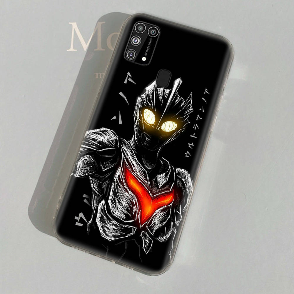 AD91 Ultraman Clear Case for Samsung A04 A14 A23 A34 A54 M23 M33 M52 M53 Realme 10 9 C30S C35 C55 VIVO Y02 Y21 Y33S Y51 X80 V25 Cover