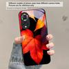 Small pebble flowers For Honor X5 Plus X30 X9c Smart X5b X9a X30 Max X50i 30 Pro 50 Pro 70 90 Smart 200 Lite Glass Phone Case