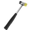 Double Face Detachable Rubber Hd Hammer Lther Craft Handcraft   with Steel Handle