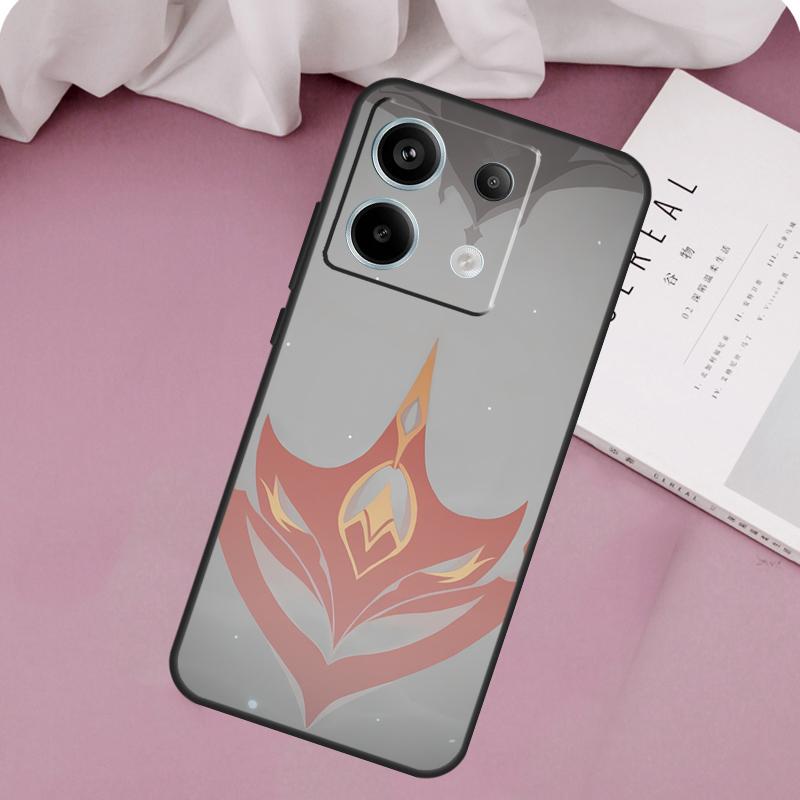 Anime Genshin Impact Case For Redmi Note 13 Pro 9 10 11 12 Pro Plus 9S 10S 11S 12S Cover For Redmi 12C 10C 13C