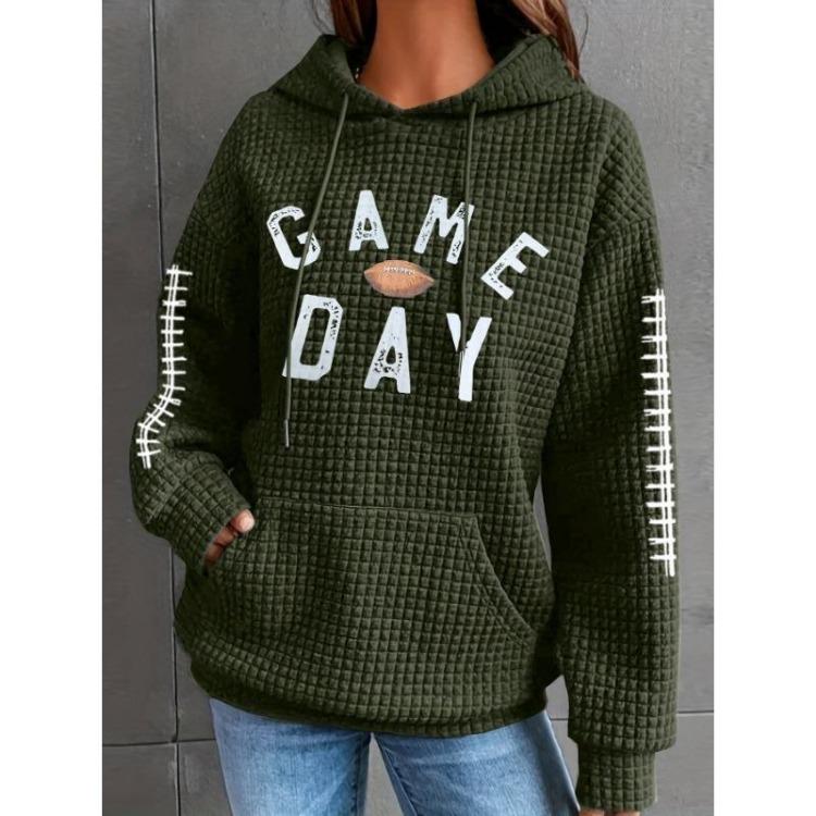 

Women Sweatshirt Oversize Hooded Winter Pullover Top Thickened Loose Casual Long Sleeve Half High Neck XXXL
