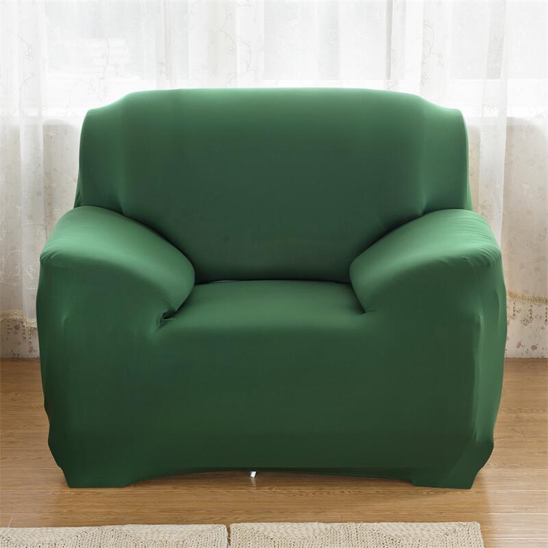 Einfarbige Sofabezüge für Wohnzimmer, Polyester, elastisch, Eckcouch-Schonbezüge, Stuhlschutz, 1/2/3/4-Sitzer