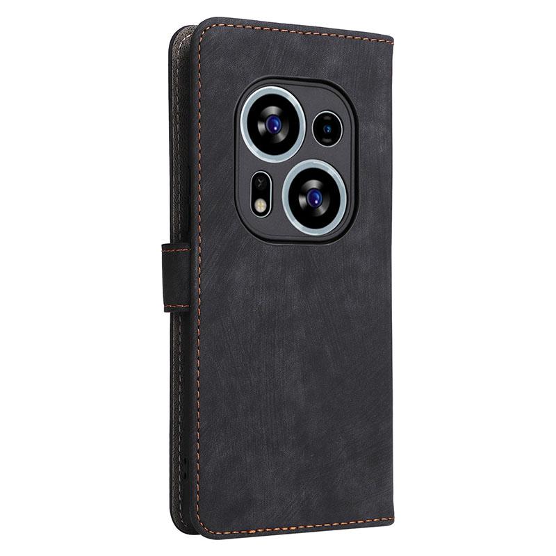 For TECNO Phantom X2 5G/X2 Pro 5G RFID Blocking Phone Case Folio Flip Leather Wallet Stand Cover with Strap