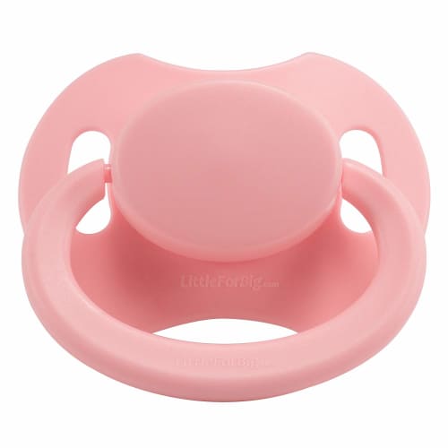 

LittleForBig Pacifier, 2nd Generation, with Dustproof Cover, for Adults, Snoring Relief, Single Packaging, Can be Combined, Solid Pink