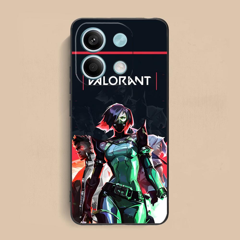 

Valo Viper Phone Case for Xiaomi Redmi Note 14 13 12 11 S Pro Plus 4G 5G Soft TPU Shockproof Cover Redmi Note 11S 4G