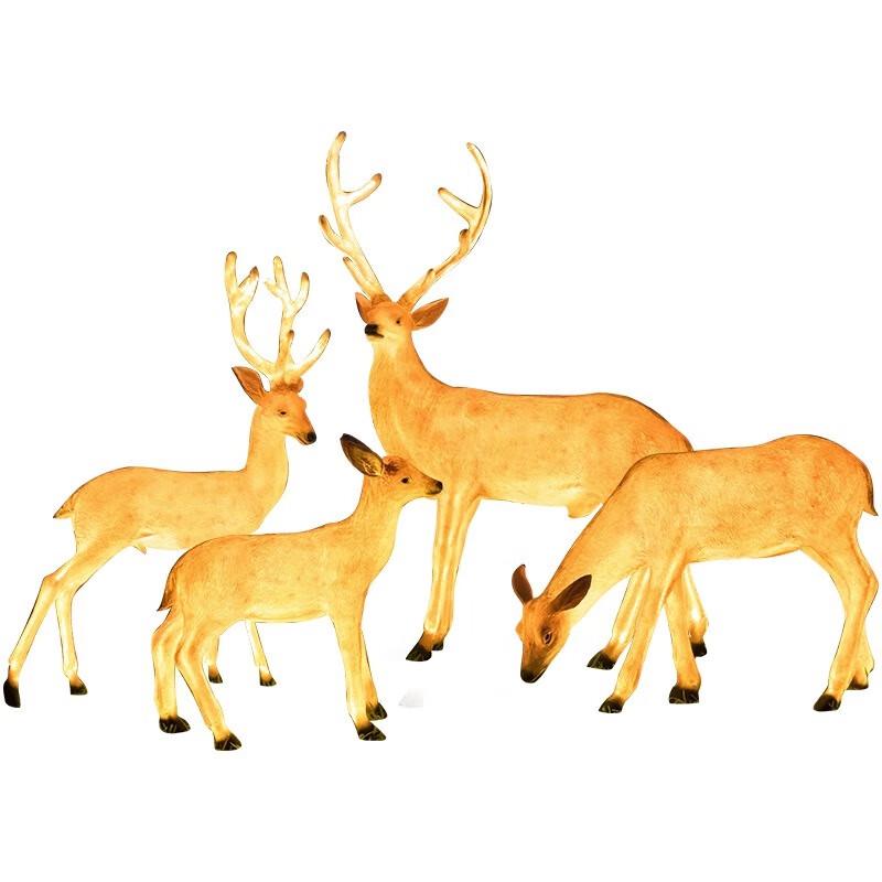 HEIXIE Luminous Sika Deer Landscape Light