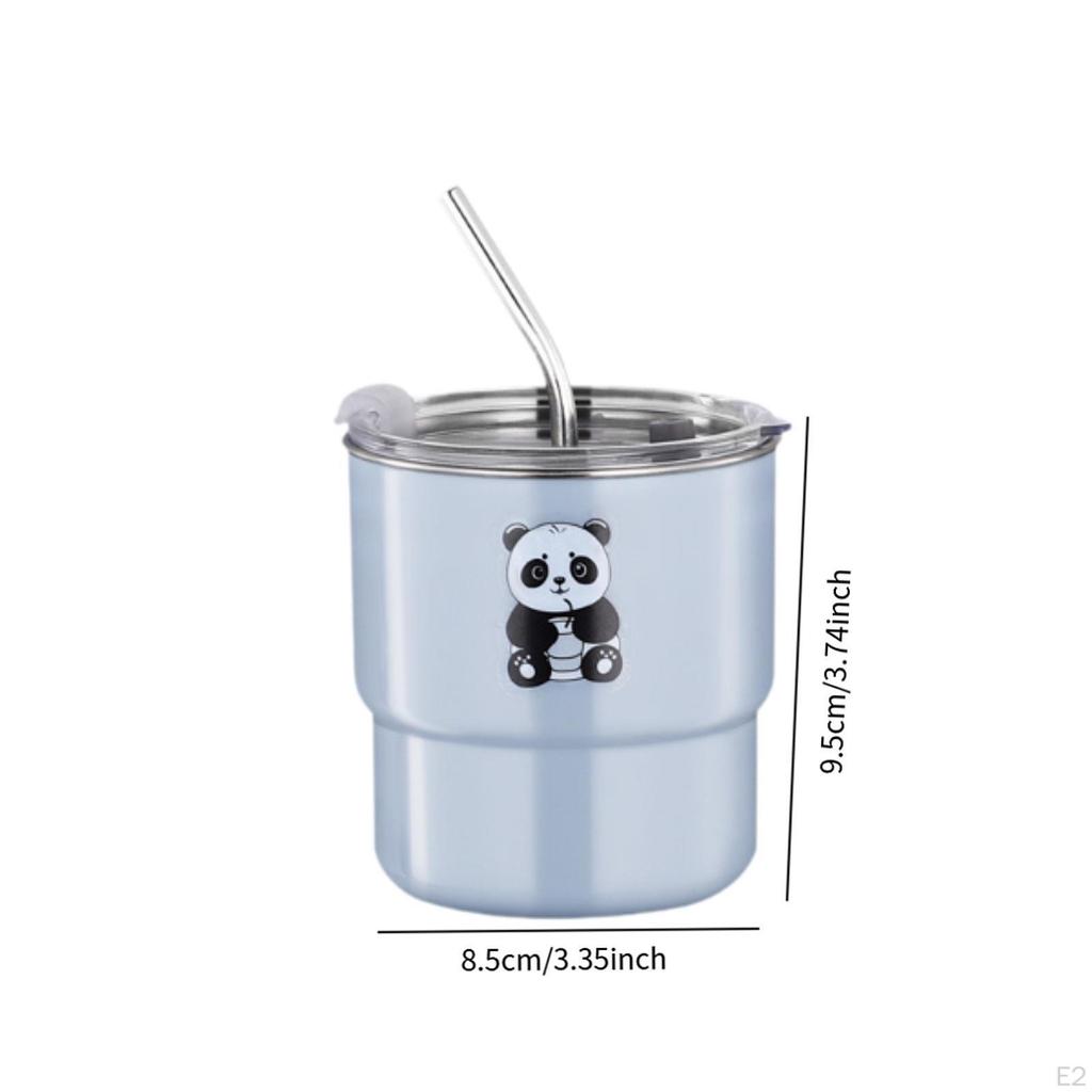 Stainless Steel Tumbler 450ml Reusable Mug Drinking Bottle for Activities Hiking Playground