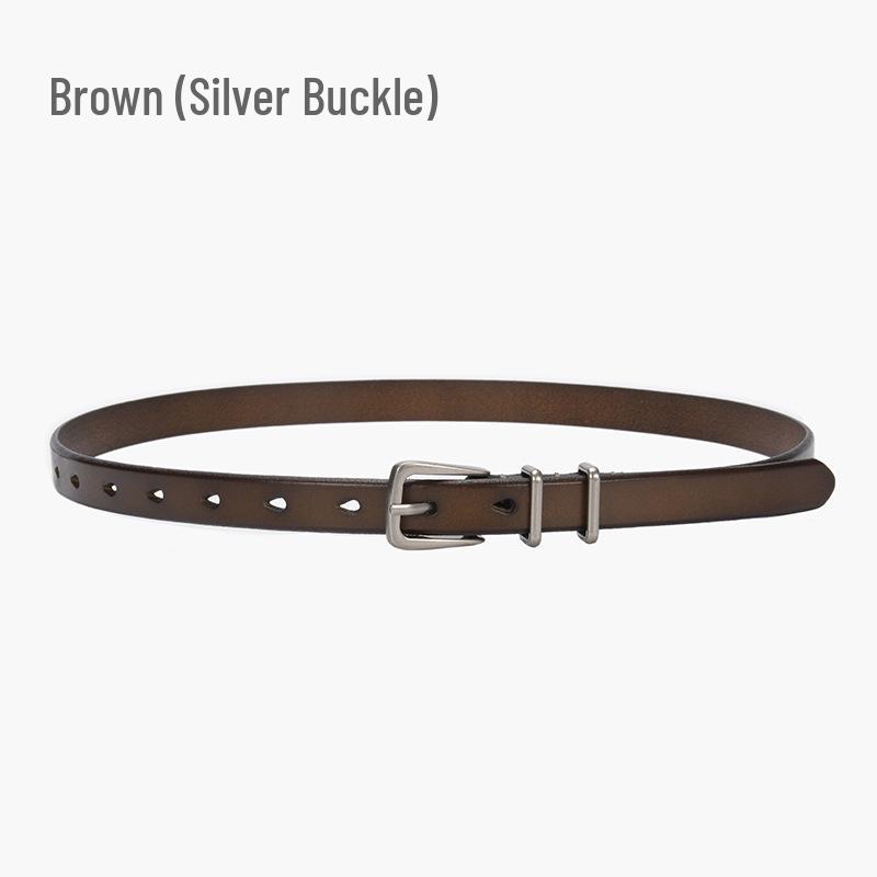 

Женский универсальный ретро ремень из коровьей кожи 110cm