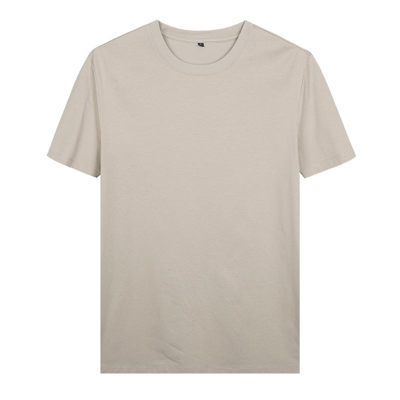 Three Proof Printed Cotton Soft T-shirt with Summer Breathability and Versatile Short Sleeves 81262M0410