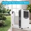 Dust Proof AC Hose Insulation Sleeve Adjustable Pipe Wrap Sleeve  Cooling Heating System